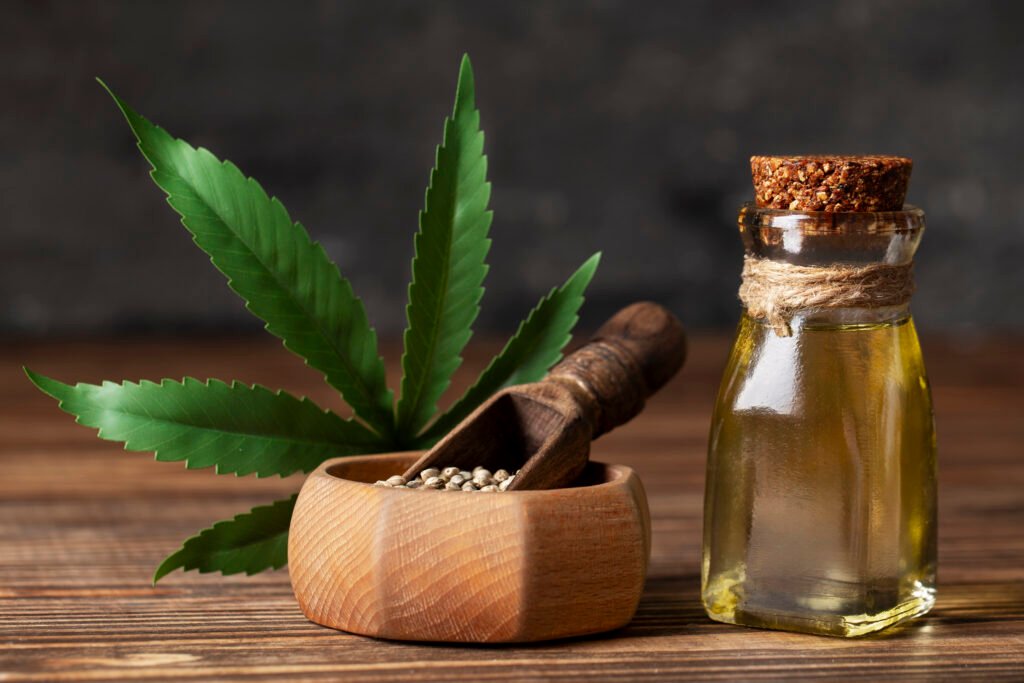 cbd treatment arrangement still life